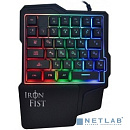 Игровой блок Oklick 701G IRON FIST черный USB for gamer LED {1196590}