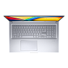 ASUS Vivobook 17X M3704YA-AU159 AMD Ryzen5 7430U 2.3GHz DDR4 16GB 1TB PCIE G3 SSD 17.3" FHD (1920 x 1080) IPS 60Hz Without OS Cool Silver