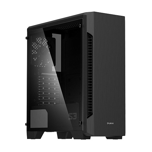 Корпус Zalman S3 TG ATX Mid Tower PC Case, 120mm fan x3, T/G