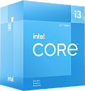 Процессор/ CPU LGA1700 Intel Core i3-12100F (Alder Lake, 4C/8T, 3.3/4.3GHz, 12MB, 58/89W) BOX, Cooler