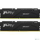 Память оперативная/ Kingston 16GB 6000MT/s DDR5 CL30 DIMM (Kit of 2) FURY Beast Black EXPO