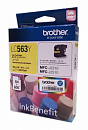 Картридж струйный Brother LC563Y желтый (600стр.) для Brother MFC-J2510