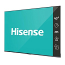 Информационный дисплей Hisense 43" 43DP30FE, 350 nit, 4K, D-LED, 16/7, RAM 2GB, ROM 16GB, Android 9, IP5x, VESA 300×300