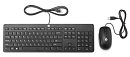 Keyboard and Mouse HP Slim USB (black)