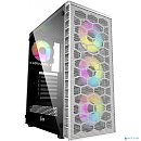 Powercase CMIZ4CW-L4 Корпус Mistral Z4 С White, Tempered Glass, Mesh, 4x 120mm 5-color LED fan, белый, ATX (CMIZ4CW-L4)