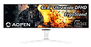 43,8'' AOPEN 43XV1CPwmiiphx 32:9, IPS, 3840x1080, 1ms, 350, 400cd, 120Hz, 2xHDMI(2.0, 1.4) + 1xDP(1.2) + Audio out, Speakers 2Wx2, White, H.Adj. 95 (b