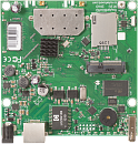 Маршрутизатор MIKROTIK RouterBOARD 912UAG with 600Mhz Atheros CPU, 64MB RAM, 1xGigabit LAN, USB, miniPCIe, built-in 2.4Ghz 802.11b/g/n 2x2 two chain wireless, 2xMMC