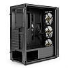 Корпус Exegate EX296319RUS Miditower EVO-5001A-700NPX (ATX, БП 700NPX с вент. 12 см, 2*USB+1*USB3.0+HD Audio, черный, 3 вент.12см с RGB подсве