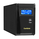 ИБП (инвертор, синус, для котла) ExeGate SineTower SZ-600.LCD.AVR.1SH <600VA/360W, чистый синусоида, LCD дисплей, AVR, 1*Schuko, линейно-интерактивный