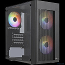 Formula HEXFORM-G-BK-v2 (mATX, стекло, сетка, USB3.0 x1, USB2.0 x2, 3x12cm