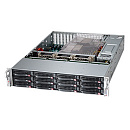 Корпус SuperMicro CSE-826BAC4-R920LPB 2U, LP, E-ATX, 920 Вт, 8x 3.5-inch SAS3/SATA3 HDD/SSD and 4x SAS3/SATA3/NVMe, черный