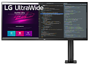 LG 34" 34WN780-B IPS LED, 3440x1440, 5ms, 178°/178°, 300cd/m2, Mega DCR, 2*HDMI, DP, USB-hub, MM, 75Hz, HDR10, AMD FreeSync, HAS, Tilt, Swivel, Pivot,