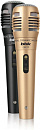 Микрофон проводной BBK CM215 2.5м черный/шампань