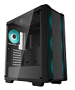 Блок питания DEEPCOOL CC560 ARGB без БП, боковое окно (закаленное стекло), 3x120мм ARGB LED вентилятор спереди и 1x120мм ARGB LED вентилятор сзади, черный, ATX