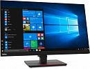 Монитор Lenovo 27" ThinkVision T27q-20 черный IPS LED 4ms 16:9 HDMI полуматовая HAS Pivot 1000:1 350cd 178гр/178гр 2560x1440 DisplayPort Ultra HD 2K (