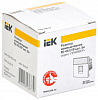 Розетка IEK CKK-40D-RI2-K01 45X45RJ45 2 кат.5E UTP бел. (упак.:1шт)