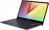 Ноутбук Asus Vivobook Flip 14 TM420UA-EC172T Ryzen 5 5500U 8Gb SSD256Gb AMD Radeon 14" IPS Touch FHD (1920x1080) Windows 10 Home black WiFi BT Cam (90