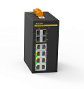 Управляемый коммутатор c 4 слотами 100/1000Base-X SFP , 8 портами 10/100Base-T(X) (разъем RJ45), один вход питания 110-240 В перем. или 110-220 В по