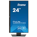 LCD IIYAMA 23.8" XUB2497HSN-B1 {IPS 1920x1080 100hz 1ms 178/178 250cd 1300:1 8bit(6bit+FRC) HDMI DisplayPort(in/out) 3xUSB3.2 USB-C3.2 RJ-45 2x2W Pivo