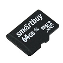 Micro SecureDigital 64GB Smartbuy Class 10 (без адаптера) LE (SB64GBSDCL10-00LE)