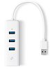USB-адаптер TP-Link UE330, USB 3.0 to Gigabit Ethernet Network Adapter with 3-Port USB 3.0 Hub