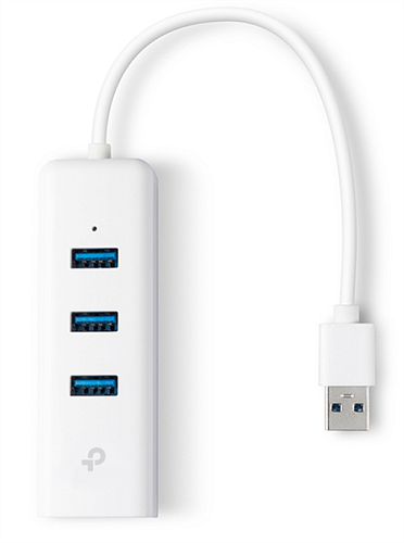 USB-адаптер TP-Link UE330, USB 3.0 to Gigabit Ethernet Network Adapter with 3-Port USB 3.0 Hub