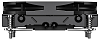 Кулер для процессора ID-COOLING IS-28i BLACK LGA1851/1700/1200/115X низкопрофильный высота 28mm (48шт/кор, TDP 65W, PWM, 2 тепл.трубки, медная база, F