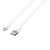 LDNIO LS552/ USB кабель Micro/ 2m/ 2.1A/ медь: 86 жил/ Плоский/ White