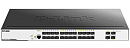 Коммутатор D-Link PROJ Управляемый L2 коммутатор, 24x1000Base-X SFP, 4x10GBase-X SFP+, CLI, консольный порт RJ-45, RPS, поддержка Dying Gasp