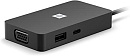 Адаптер Microsoft USB-C Travel Hub Black (SWV-00010)