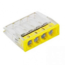 EKF plc-smk-2273-244r Клемма СМК 2273-244 (с пастой) 4 отверстия 0,5-2.5мм2 (4шт.) EKF PROxima