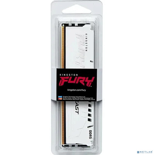 Оперативная память Kingston Fury Beast White Expo KF568C34BWE-16 DDR5 - 1x 16ГБ 6800МГц, DIMM, White, Ret