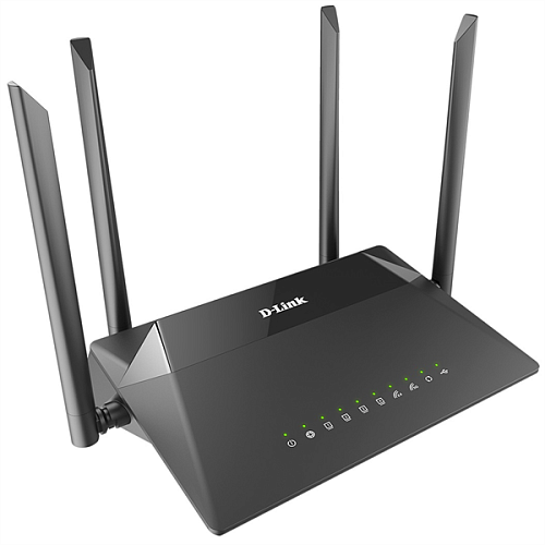 D-Link AC1300 Wi-Fi Router, 1000Base-T WAN, 4x1000Base-T LAN, 4x5dBi external antennas, USB port, 3G/LTE support