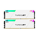 Модуль памяти AGI DDR5 6000MHz CL30 32GB Kit (16GBx2) OC UDIMM + White HEAT SINK –Turbojet+RGB lightbar -Color box