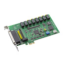 Плата ввода-вывода PCI Express - 8 каналов изолированного дискретного ввода и 8 реле (2 Form C, 6 Form A)