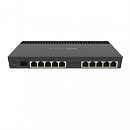 Маршрутизатор/ RB4011iGS+RM Powerful 10xGigabit port router with a Quad-core 1.4Ghz CPU, 1GB RAM, SFP+ 10Gbps cage and desktop case with rack ears
