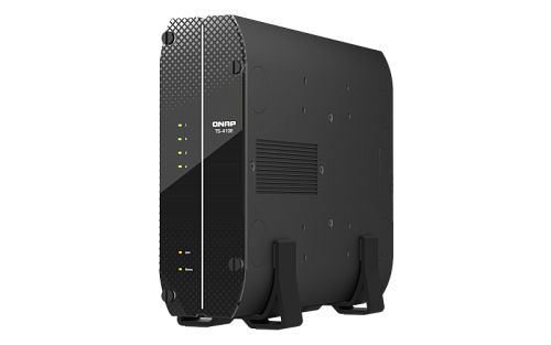 Система хранения данных QNAP SMB QC 2.0 GHzCPU/8gb/4 bay 2.5 SSD/2x2.5GbE/1xHDMI/4xUSB 3.2 Gen 2/iSCSI/1xPS/3YW TS-410E-8G-EU-QL