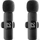 Defender Петличный микрофон Talky-138 wrls, черный, 2шт, адаптер [64152]