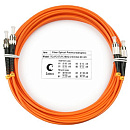 Cabeus FOP-62-FC-ST-7m Шнур оптический duplex FC-ST 62,5/125 mm 7м LSZH