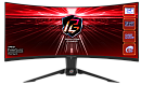 Монитор ASROCK 34" PG34WQ15R2B VA Curved 3440x1440 1 ms MPRT 550 cd 165Hz HDR 400 VESA HAS Tilt HDMI*2 DP Type C black