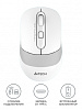 Мышь A4Tech Fstyler FB10C белый/серый оптическая (2000dpi) беспроводная BT/Radio USB (4but)