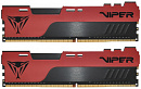 Память DDR4 2x32Gb 3600MHz Patriot PVE2464G360C0K Viper Elite II RTL Gaming PC4-28800 CL20 DIMM 288-pin 1.35В kit с радиатором Ret