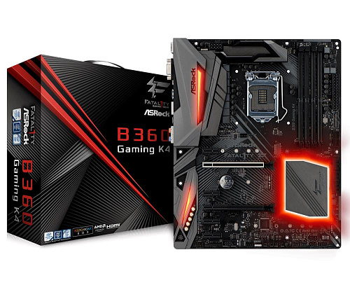 Материнская плата B360 S1151 ATX B360 GAMING K4 ASROCK