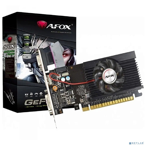 Видеокарта AFOX GT710 2GB DDR3 64bit VGA/DVI/HDMI (AF710-2048D3L5) RTL