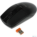Мышь A4Tech G3-330NS черный оптическая (1200dpi) silent беспроводная USB (3but)