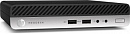 ПК HP ProDesk 405 G4 Mini Ath Pro 200E (3.2)/8Gb/SSD256Gb/Vega 3/Free DOS/GbitEth/65W/клавиатура/мышь/черный