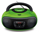 Аудиомагнитола Hyundai H-PCD260 зеленый/черный 4Вт/CD/CDRW/MP3/FM(dig)/USB/SD/MMC/microSD