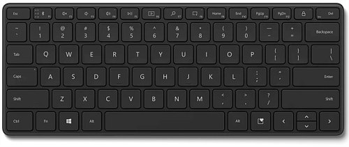 Microsoft Bluetooth Designer compact keyboard, Black