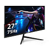 Монитор безрамочный с аудио выходом 27" ExeGate SmartView ES2707CA (IPS LED Grade A+, 2K, 2560x1440@75Гц (WQHD), 16:9, 300cd/m2, 1000:1, 178°/178°, 1m