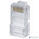 WRline Коннектор RJ-45 под витую пару, категория 5e, неэкранированный, универсальный (100 шт в упак)